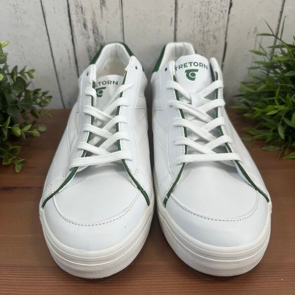 Tretorn Men's Swerve White Lace Up Sneakers Size 13 - Picture 3 of 9